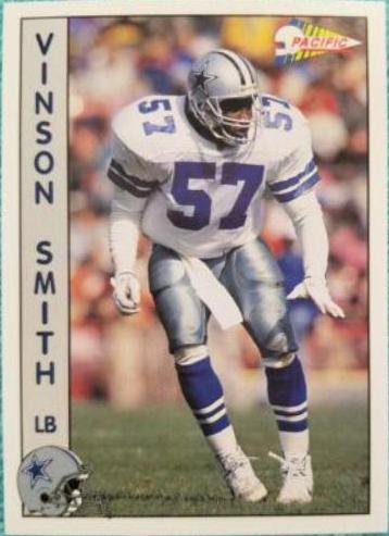 Vinson Smith #72 Football Cards 1992 Pacific