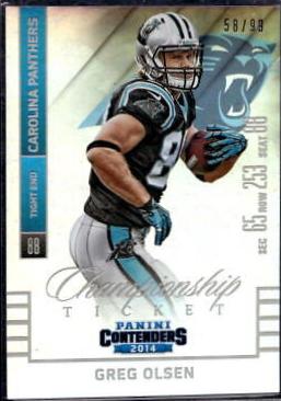 Greg Olsen [Championship Ticket] #65