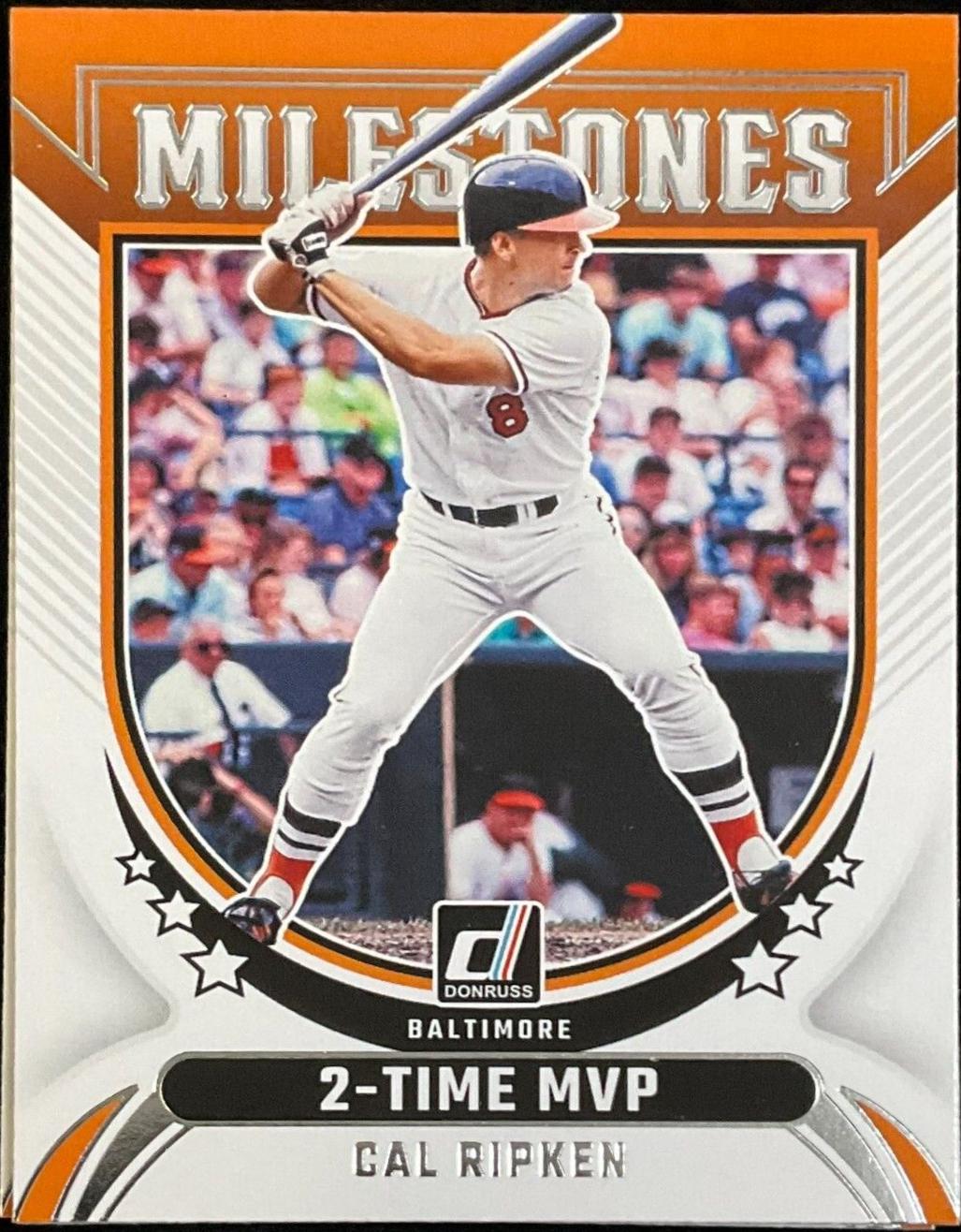Cal Ripken #4 Baseball Cards 2024 Donruss Milestones