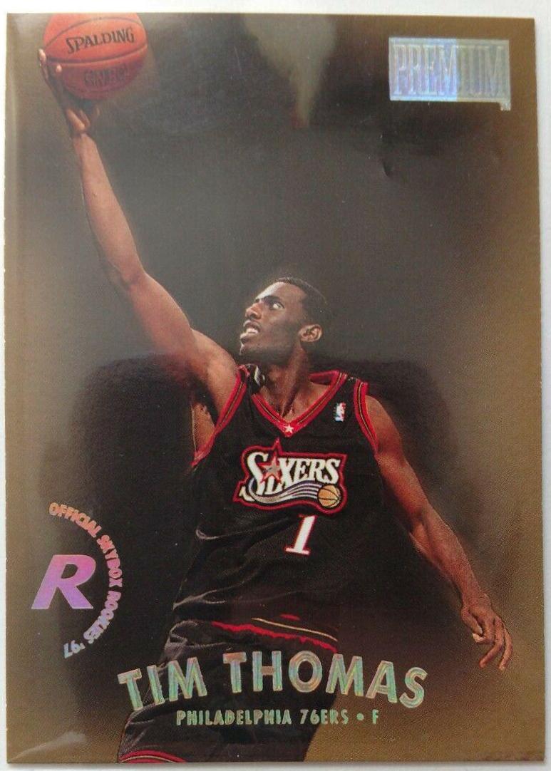 Tim Thomas #104 Basketball Cards 1997 Skybox Premium
