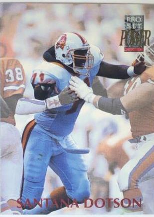 Santana Dotson #320 Football Cards 1992 Pro Set Power