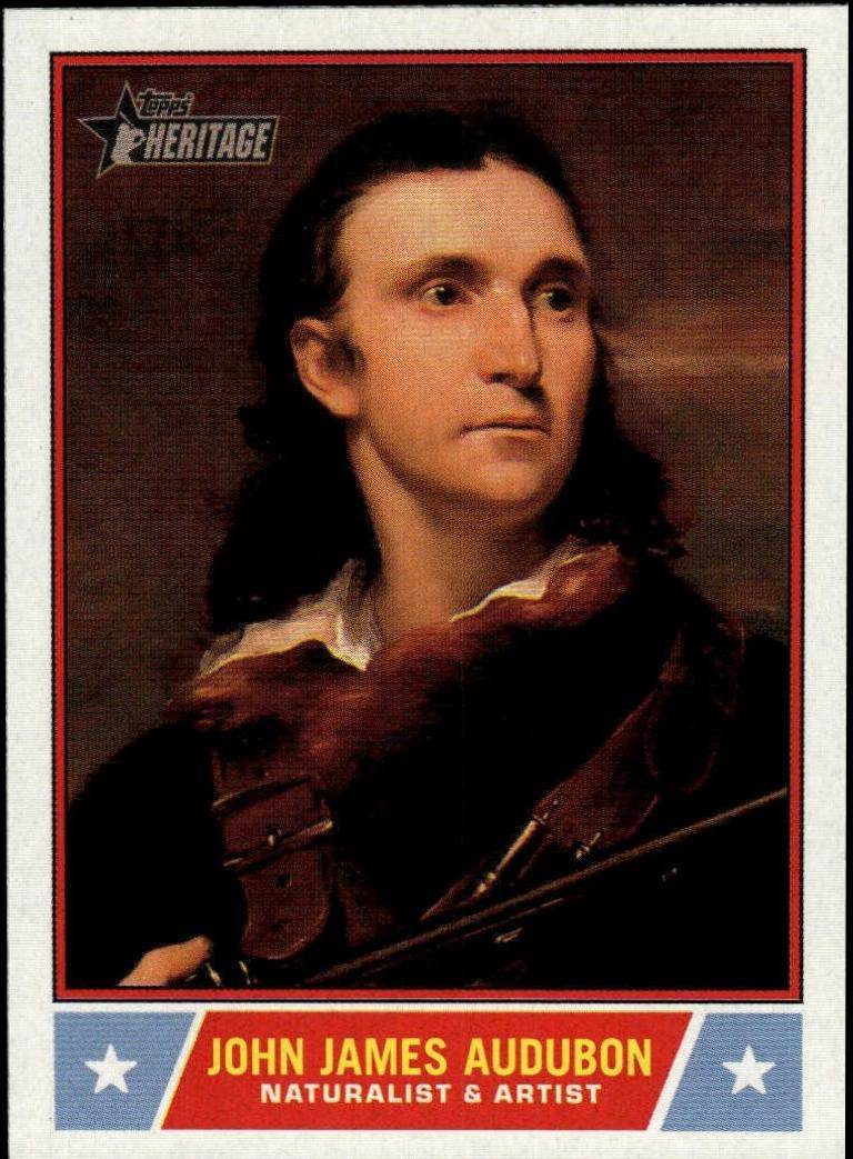 John James Audubon #NS-44 Baseball Cards 2025 Topps Heritage Notable American