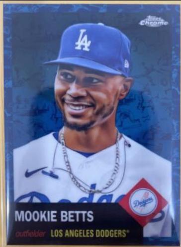 Mookie Betts [Toile White Blue] #350