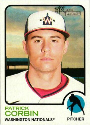 Patrick Corbin #348 Baseball Cards 2022 Topps Heritage