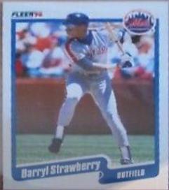 Darryl Strawberry #217 Baseball Cards 1990 Fleer Canadian