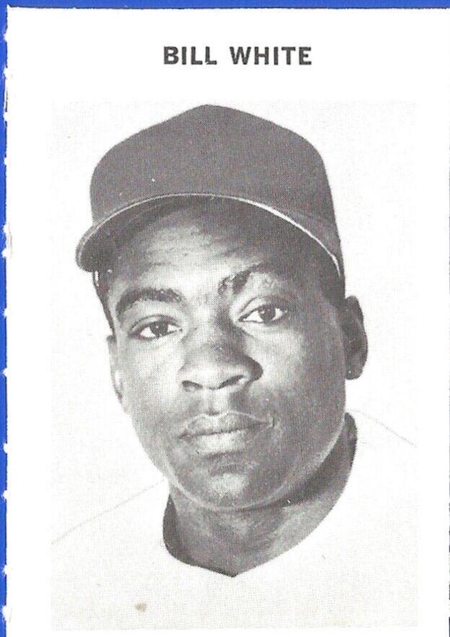 Bill White Baseball Cards 1972 Milton Bradley