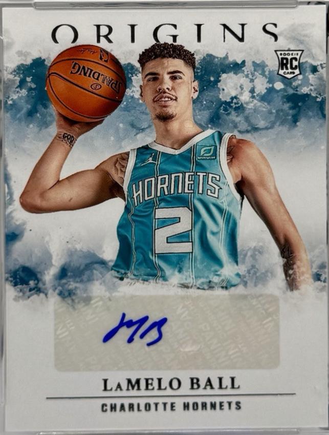 LaMelo Ball #RA-BAL Basketball Cards 2020 Panini Origins Rookie Autographs