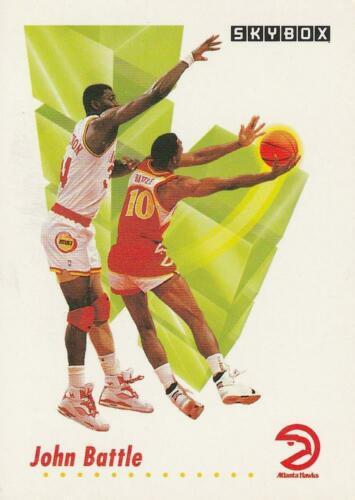 John Battle #1 Basketball Cards 1991 Skybox
