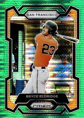 Bryce Eldridge [Green Pulsar] #255 Baseball Cards 2024 Panini Prizm Prices