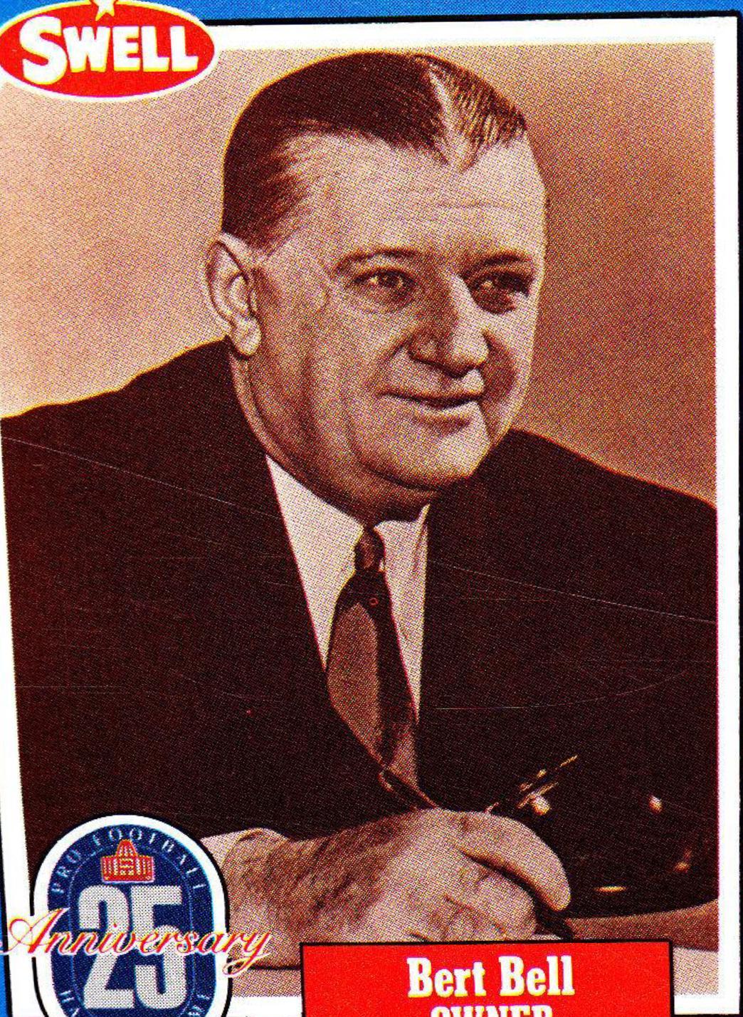 Bert Bell #15 Football Cards 1988 Swell Greats