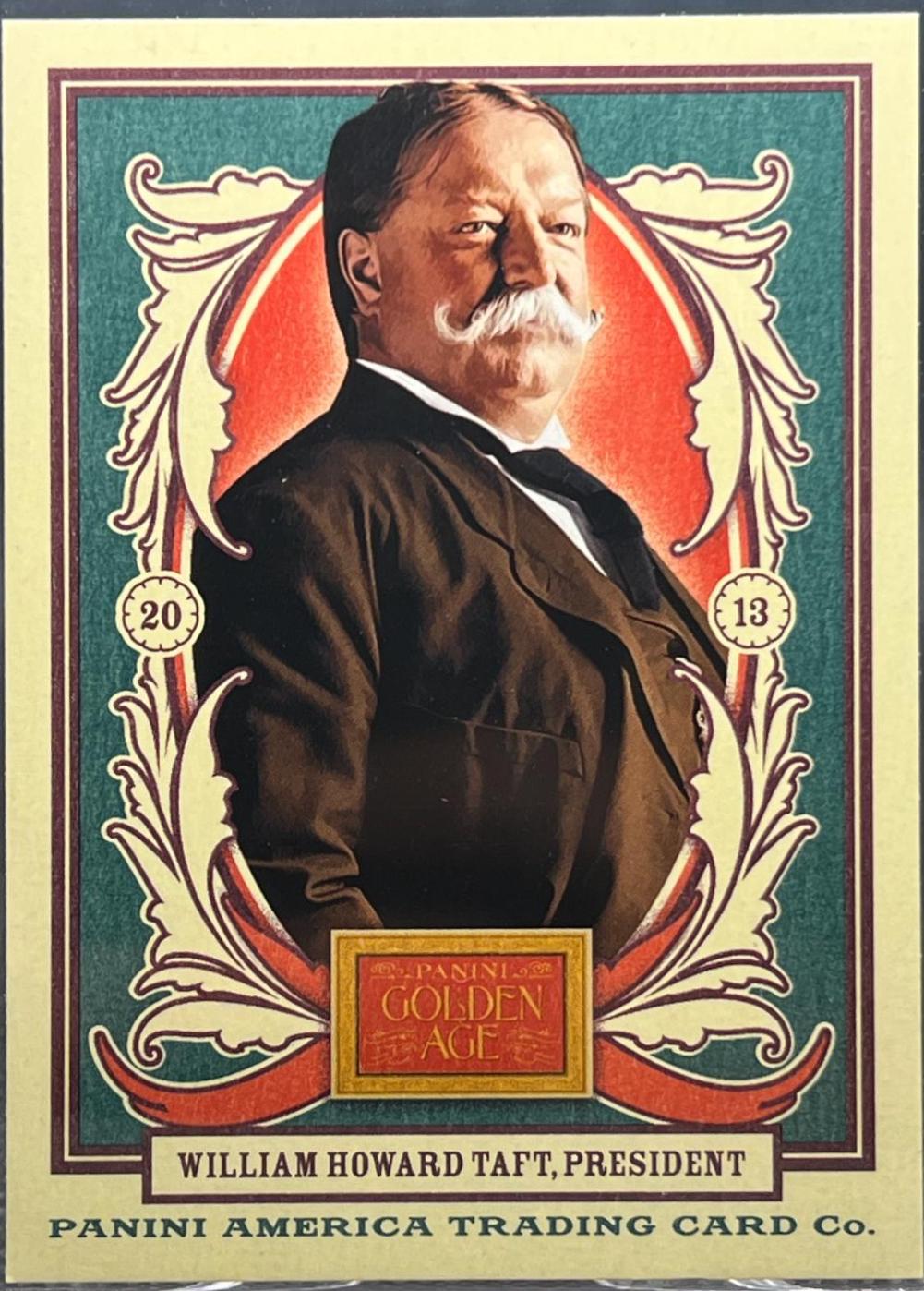 William Howard Taft #10 Baseball Cards 2013 Panini Golden Age