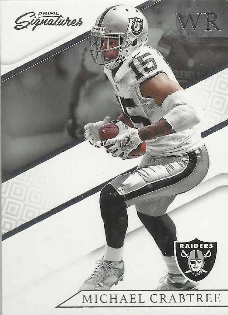 Michael Crabtree #134 Football Cards 2016 Panini Prime Signatures