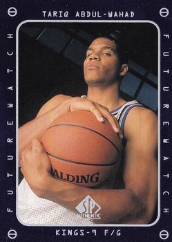 Tariq Abdul-Wahad #163 Basketball Cards 1997 SP Authentic Authentics