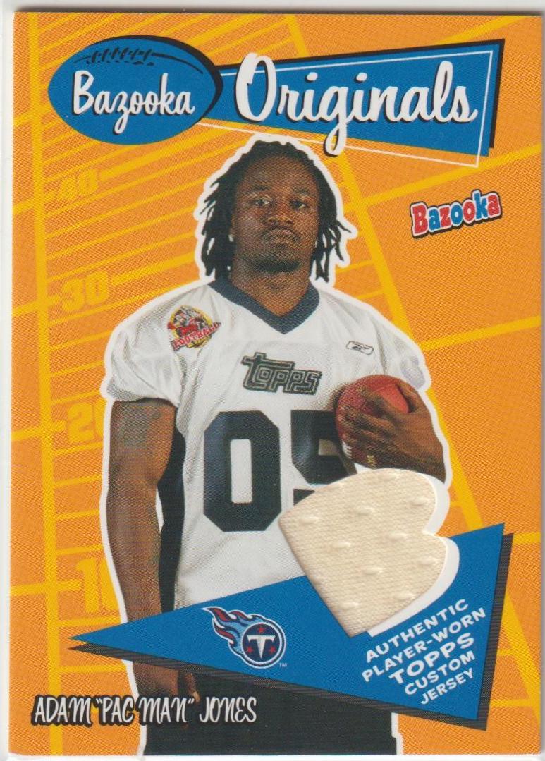 Adam Jones #BO-AJ 2005 Bazooka Originals Jerseys Football