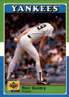 Ron Guidry #38 Baseball Cards 2001 Upper Deck Decade 1970's