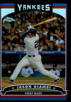 Jason Giambi #61 2006 Topps Chrome Baseball
