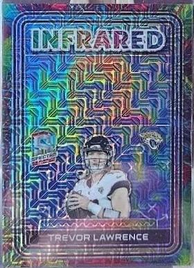 Trevor Lawrence #I-TL Football Cards 2023 Panini Spectra Infrared