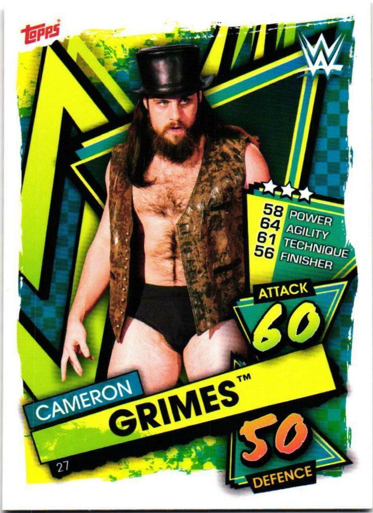 Cameron Grimes #27 Wrestling Cards 2021 Topps Slam Attax WWE