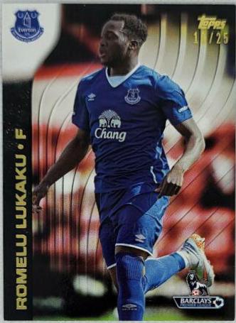 Romelu Lukaku #45 Soccer Cards 2015 Topps Premier Gold