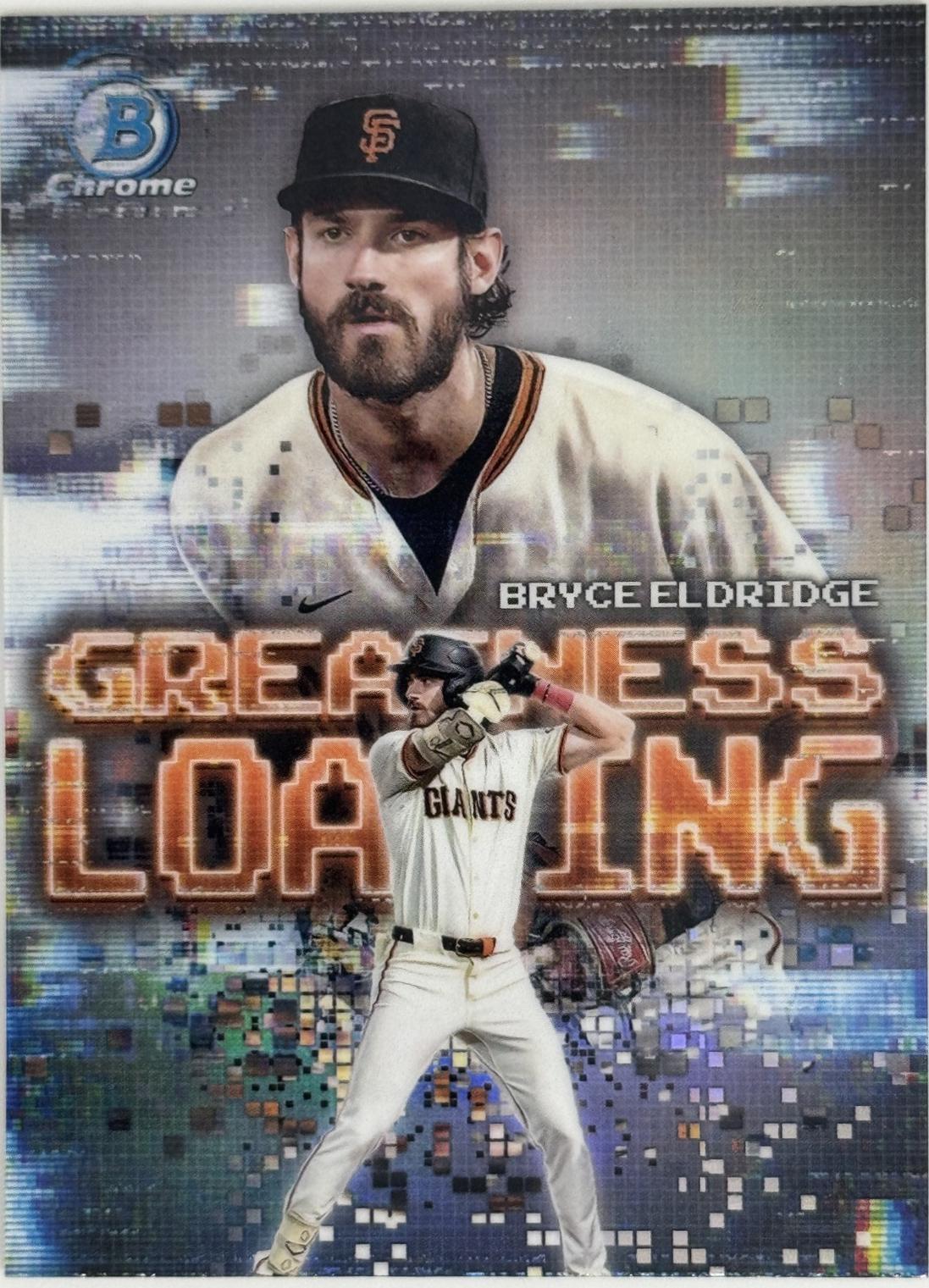 Bryce Eldridge #GL-25 Baseball Cards 2025 Bowman Greatness Loading