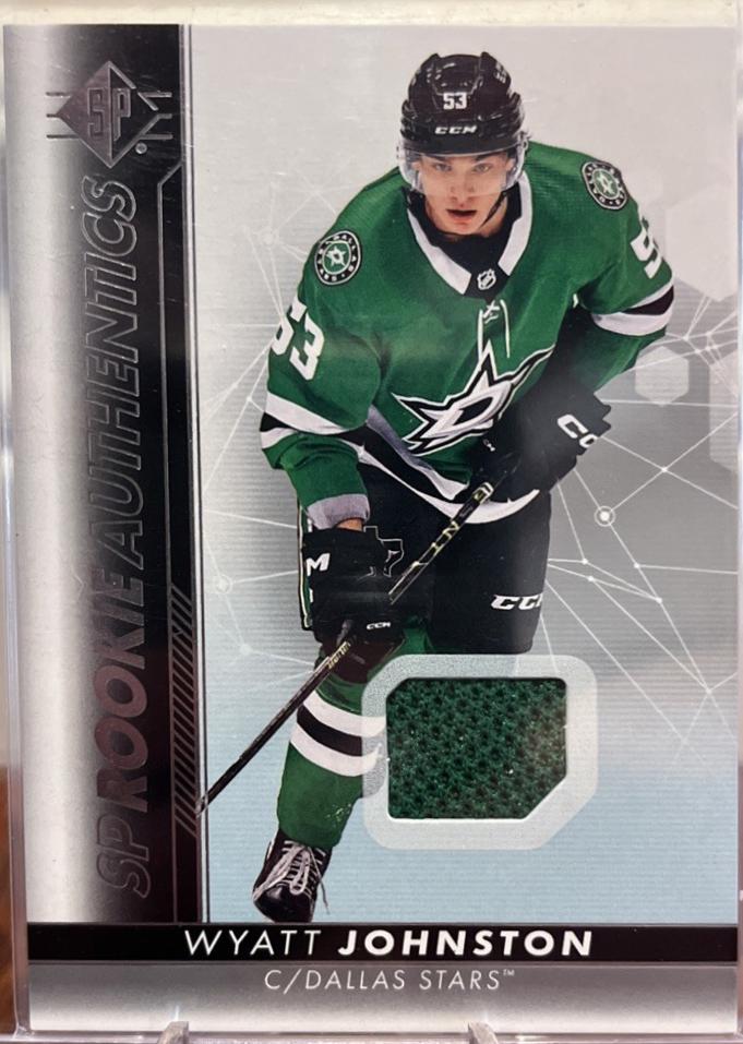 Wyatt Johnston #112 2022 Sp Authentic Rookie Authentics Jersey Hockey