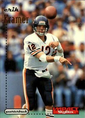Erik Kramer #27 Football Cards 1996 Skybox Impact