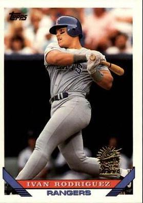 Ivan Rodriguez #360 Baseball Cards 1993 Topps