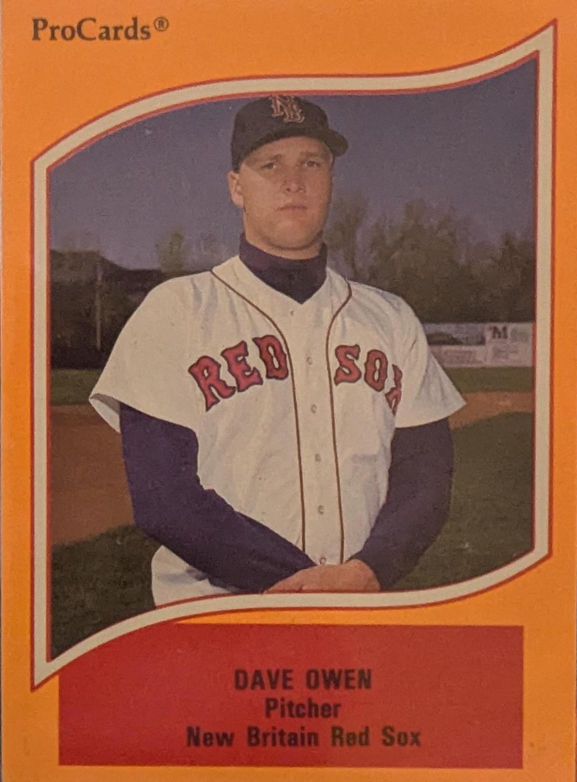 Dave Owen #7 Baseball Cards 1990 Procards