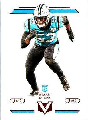 Brian Burns #V-14 Football Cards 2019 Panini Chronicles Vertex