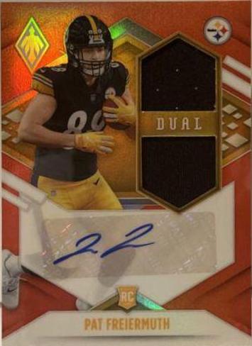Pat Freiermuth #RAD-PFR Football Cards 2021 Panini Phoenix Dual Patch Autographs