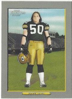 A.J. Hawk #191 2006 Topps Turkey Red Football