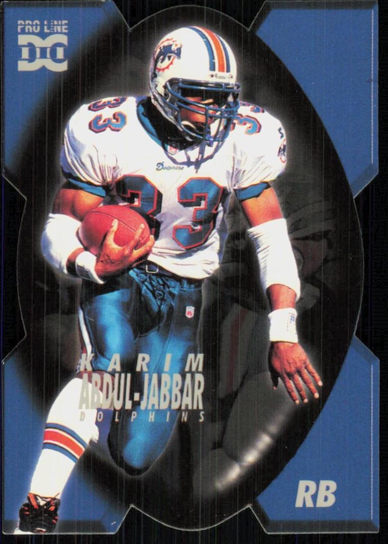 Karim Abdul Jabbar #23 1998 Pro Line Dc III Football