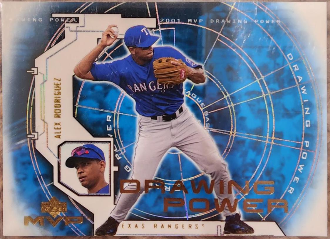 Alex Rodriguez #DP6 Baseball Cards 2001 Upper Deck MVP Drawing Power