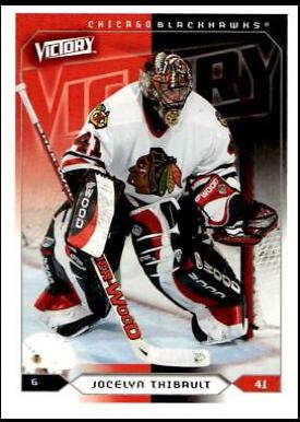 Jocelyn Thibault #41 Hockey Cards 2005 Upper Deck Victory