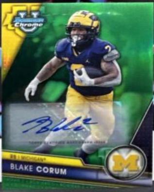 Blake Corum [Autograph Green] #182