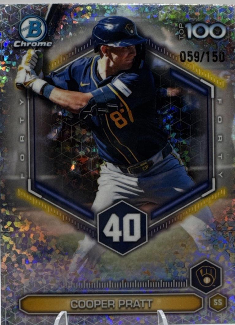 Cooper Pratt #BTP-40 2026 Bowman Baseball Bowman Scouts Top 100