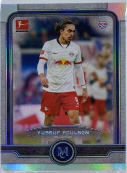 Yussuf Poulsen #13 Soccer Cards 2019 Topps Museum Collection Bundesliga
