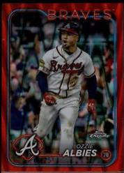 Ozzie Albies [RayWave Orange Refractor] #9