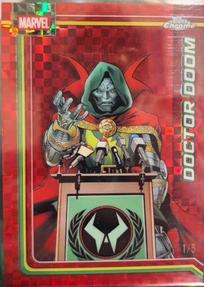 Doctor Doom [Red Refractor] #28 Prices | Marvel 2026 Topps Chrome