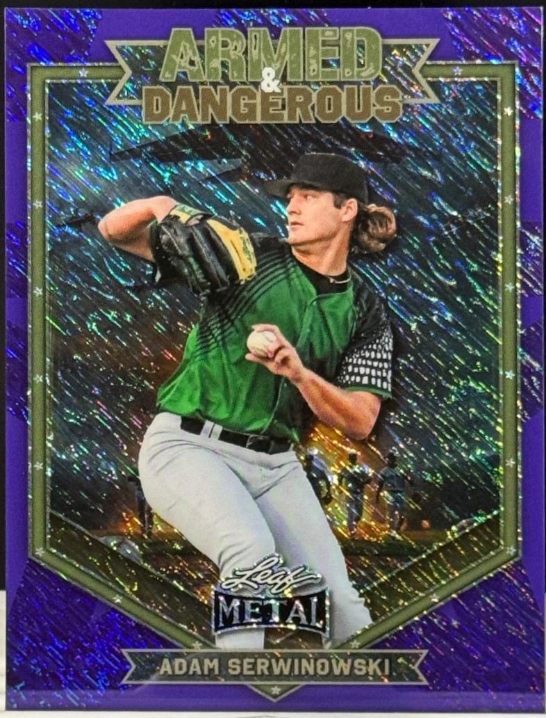 Adam Serwinowski #ARB-1 2026 Leaf Metal Armed And Dangerous War Baseball
