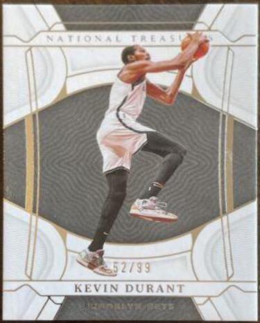 Kevin Durant #6 Basketball Cards 2021 Panini National Treasures