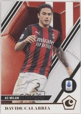 Davide Calabria #1 Soccer Cards 2020 Panini Chronicles Serie A