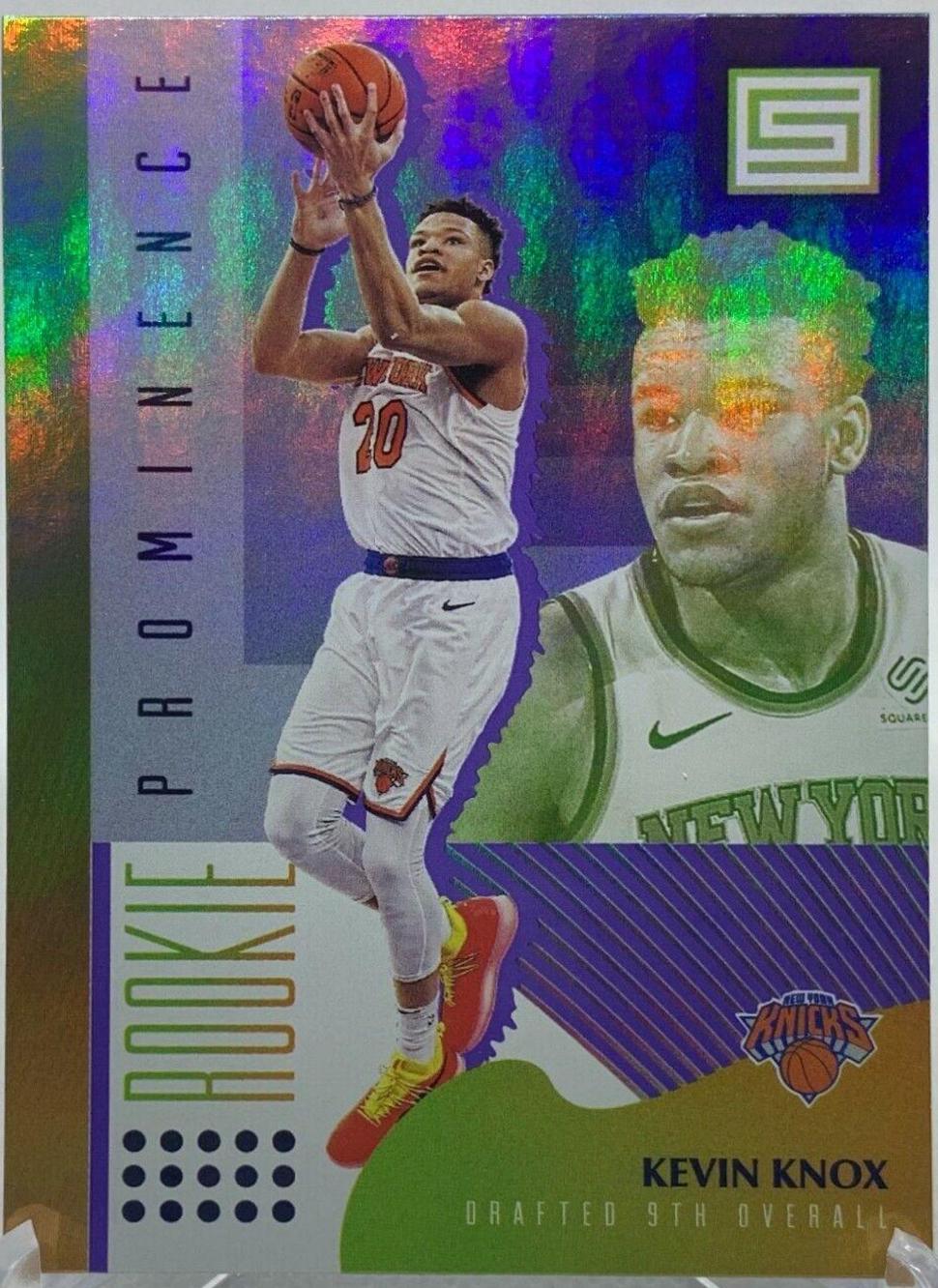 Kevin Knox #9 Basketball Cards 2018 Panini Status Rookie Prominence