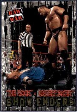 The Rock, Undertaker #85 Wrestling Cards 2001 Fleer WWF Raw Is War