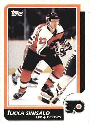 Ilkka Sinisalo #36 Hockey Cards 1986 Topps