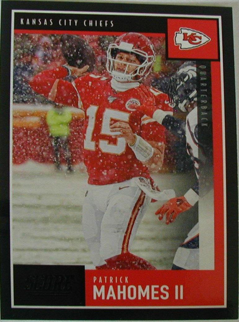 Patrick Mahomes II #136 2020 Panini Score Football