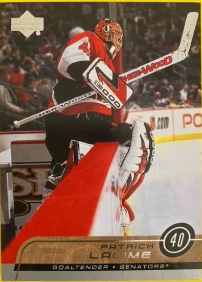Patrick Lalime #121 Hockey Cards 2002 Upper Deck