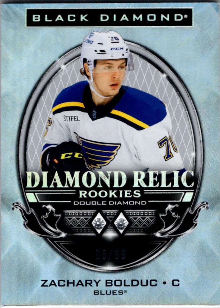 Zachary Bolduc #BDR-ZB Hockey Cards 2024 Upper Deck Black Diamond