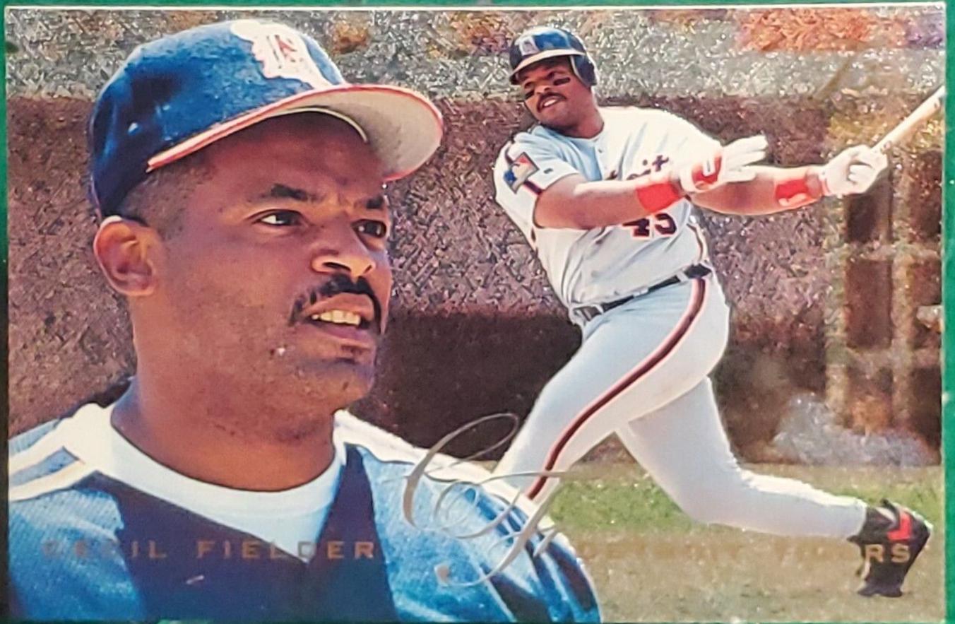 Cecil Fielder #38 Baseball Cards 1995 Flair