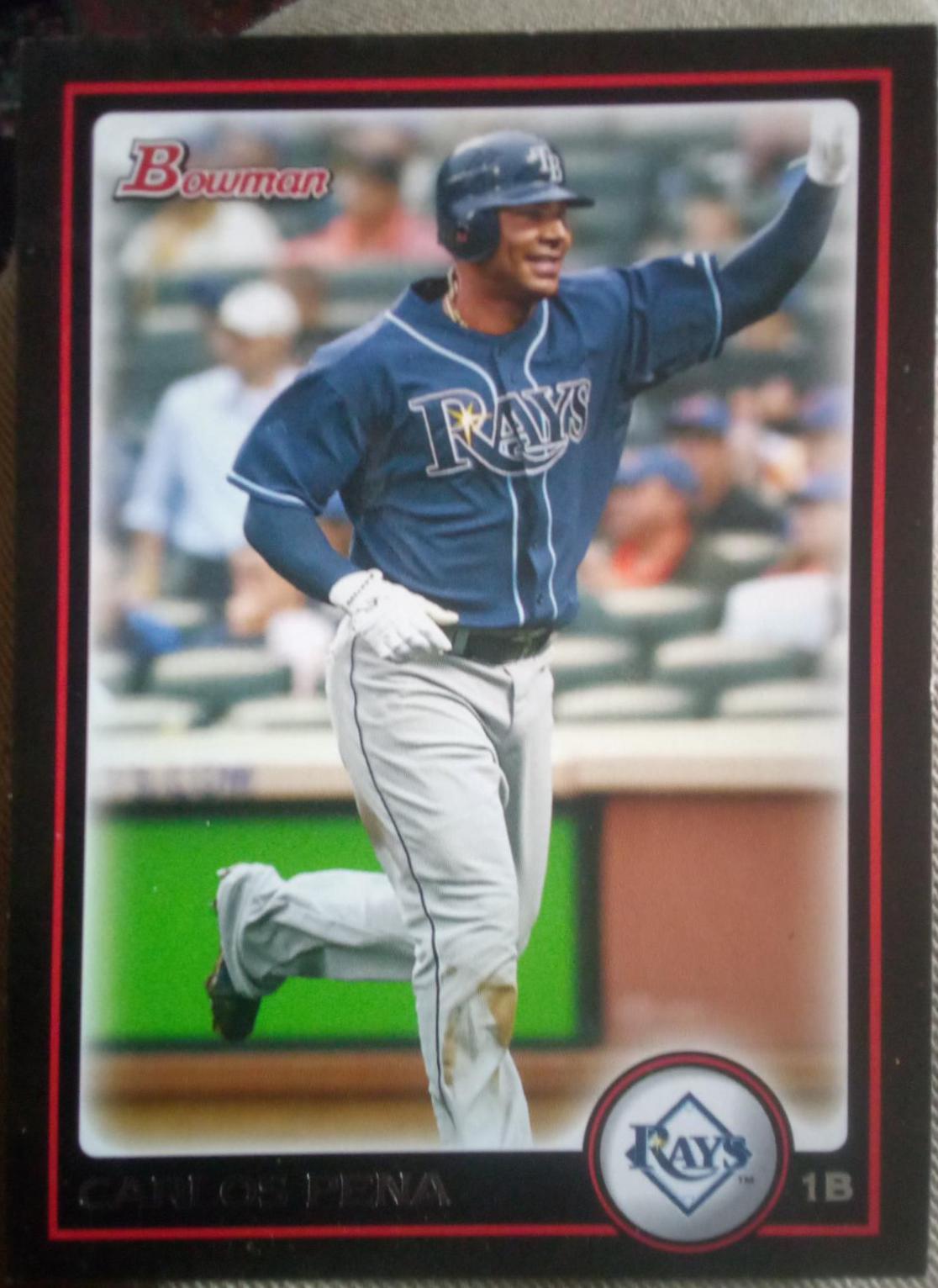 Carlos Pena #14 Baseball Cards 2010 Bowman